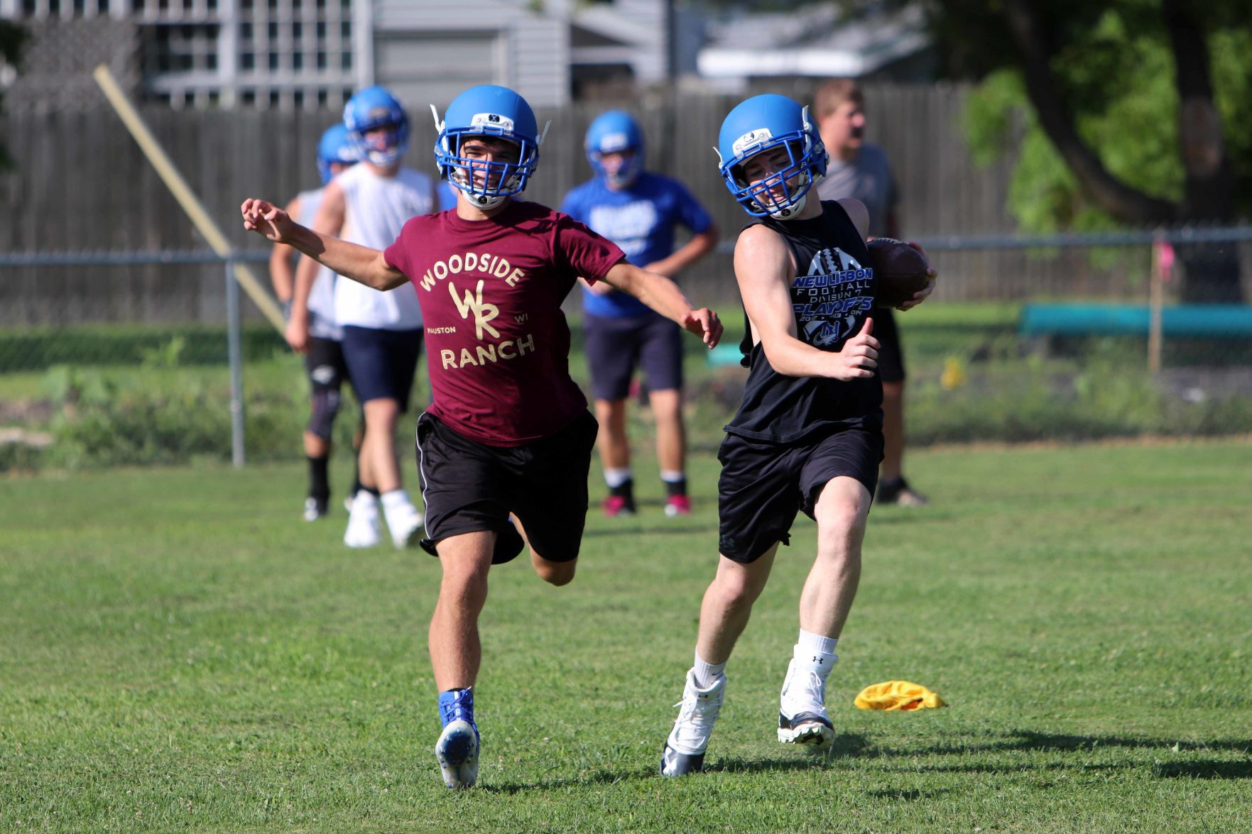 New Lisbon Football Practice